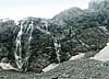 Перевал Хазны-Метеоровцев. 'Бараньи лбы' слева от второй ступени ледопада