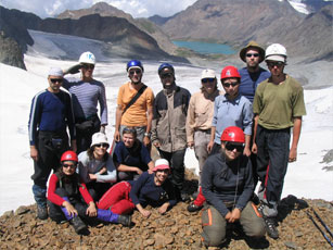 Группа на перевале Такыртор