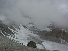 Ледник Гезарт с перевала