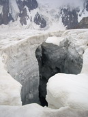 Трещины на леднике